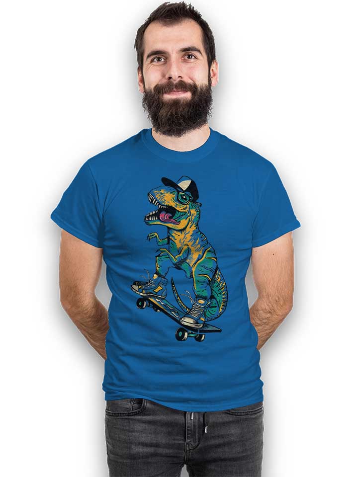 tyrannosaurus-rad-t-shirt royal 2