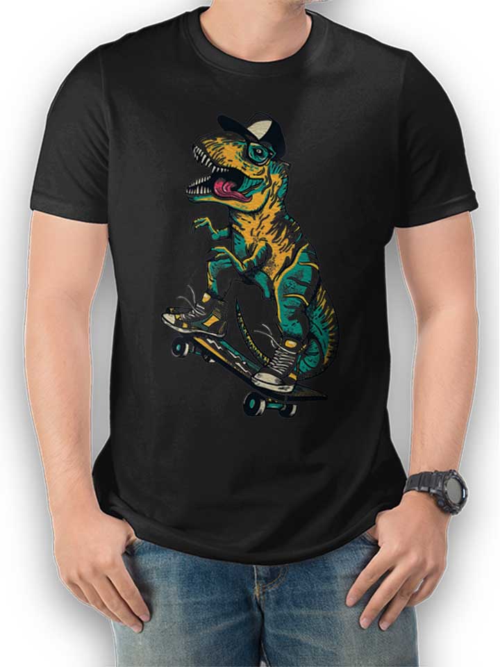 tyrannosaurus-rad-t-shirt schwarz 1