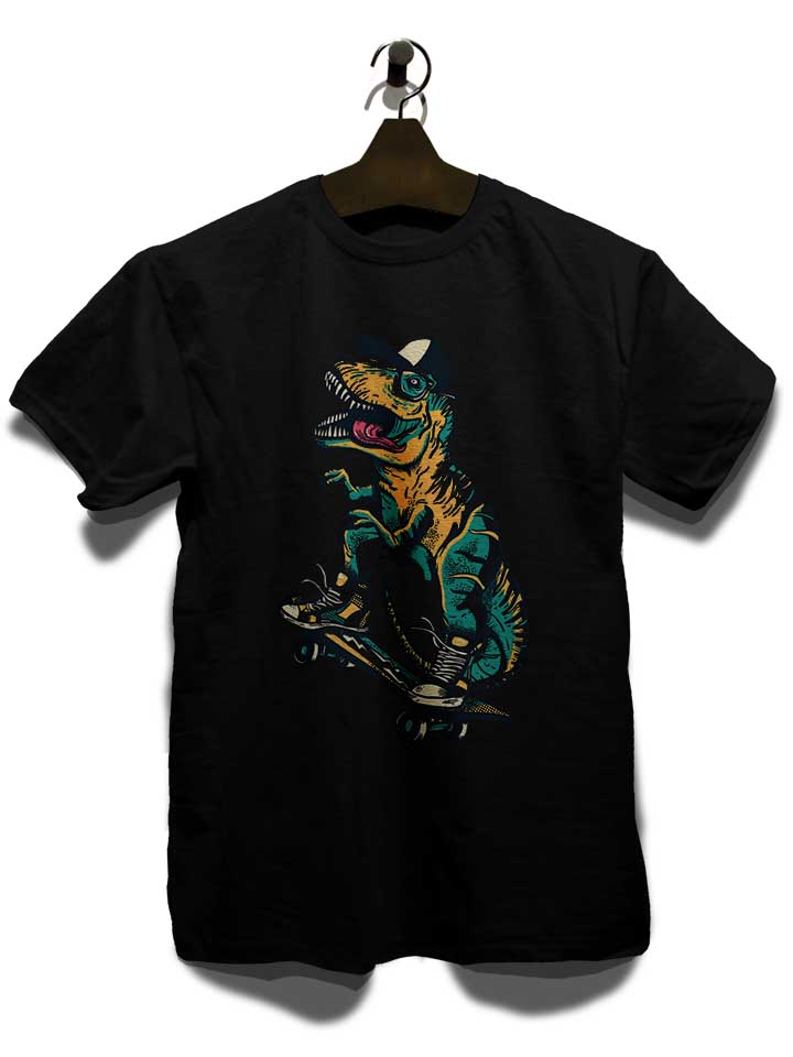 tyrannosaurus-rad-t-shirt schwarz 3
