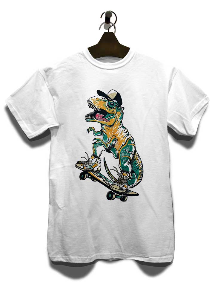 tyrannosaurus-rad-t-shirt weiss 3