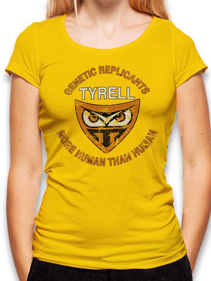 Tyrell Genetic Replicants Damen T-Shirt gelb L