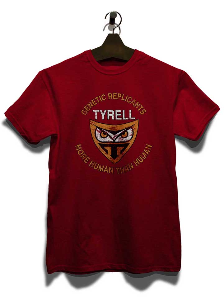 tyrell-genetic-replicants-t-shirt bordeaux 3