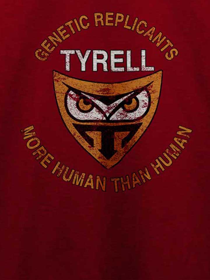 tyrell-genetic-replicants-t-shirt bordeaux 4