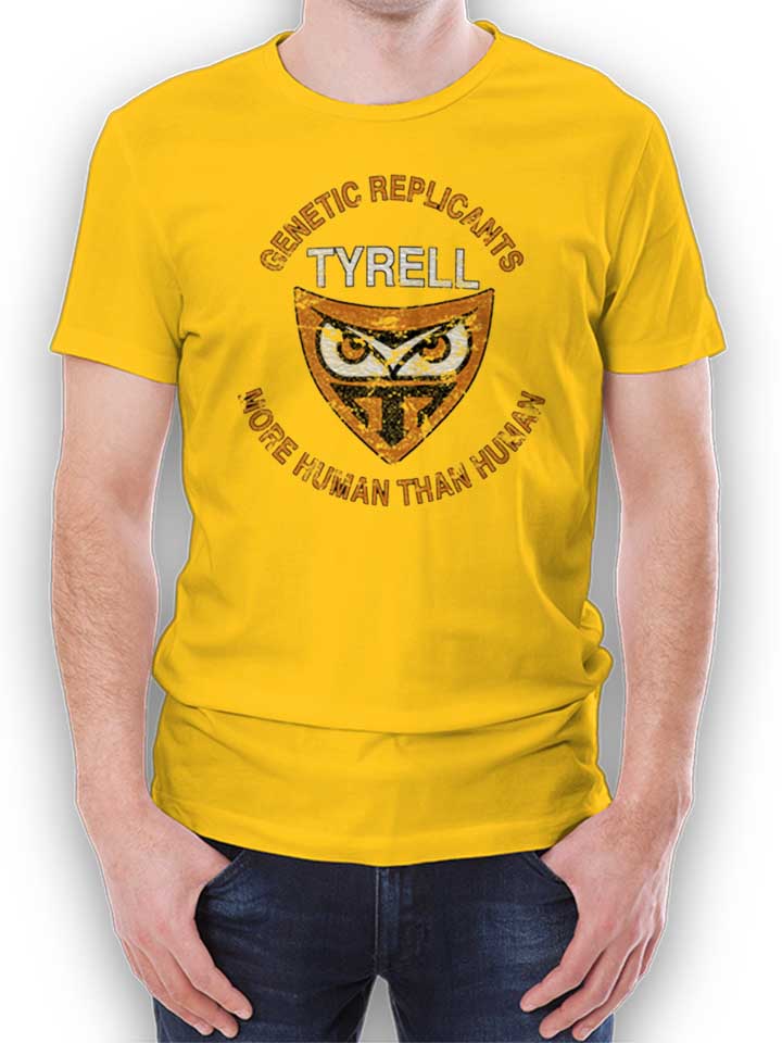 Tyrell Genetic Replicants Camiseta amarillo L