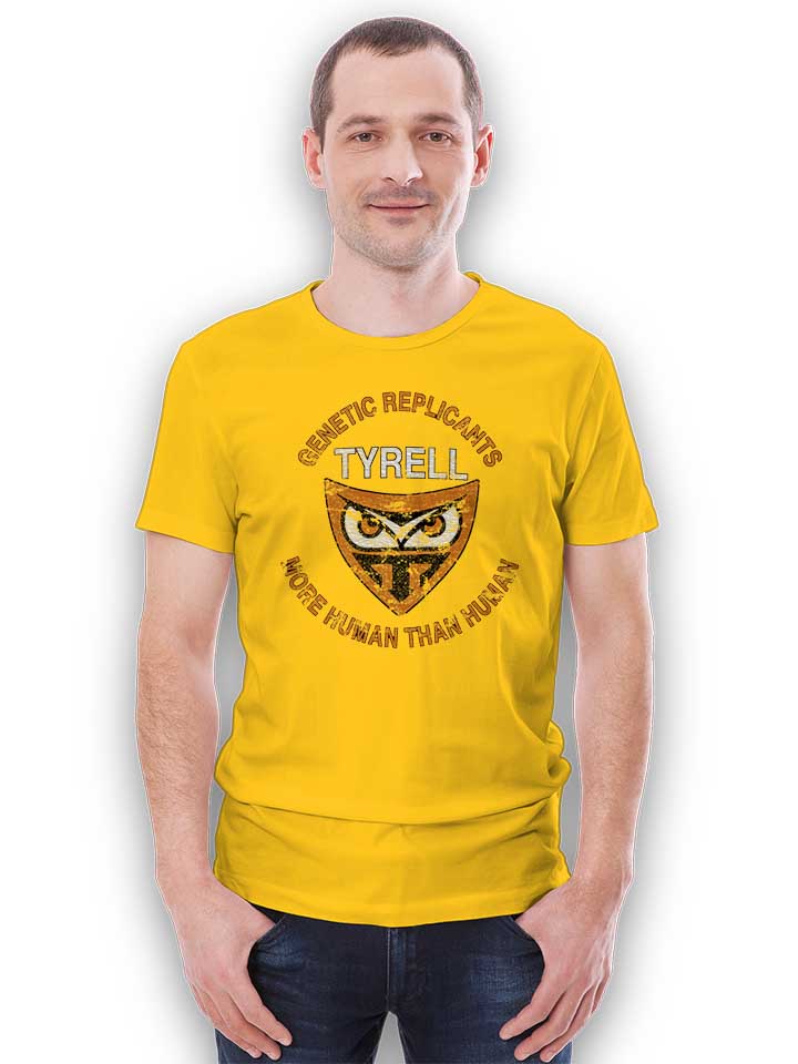 tyrell-genetic-replicants-t-shirt gelb 2