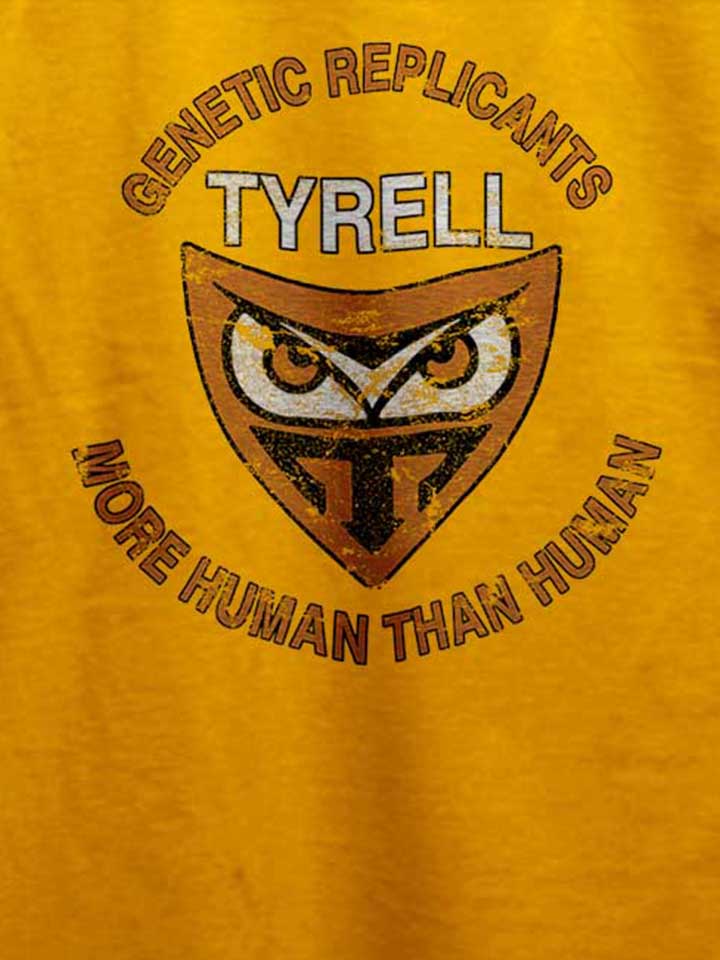 tyrell-genetic-replicants-t-shirt gelb 4