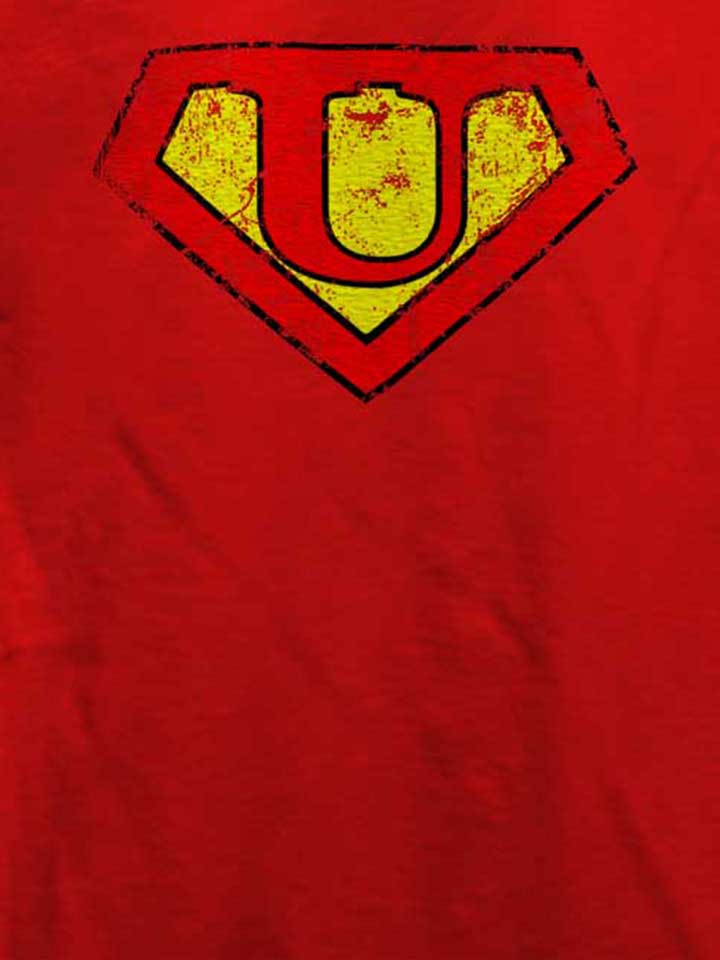 u-buchstabe-logo-vintage-t-shirt rot 4