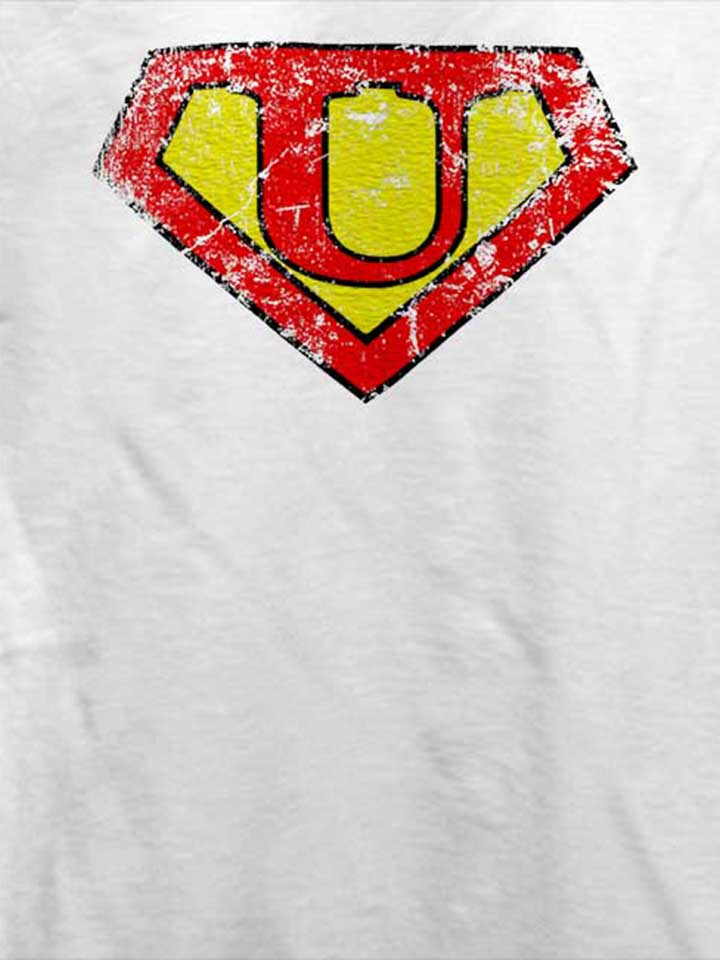 u-buchstabe-logo-vintage-t-shirt weiss 4