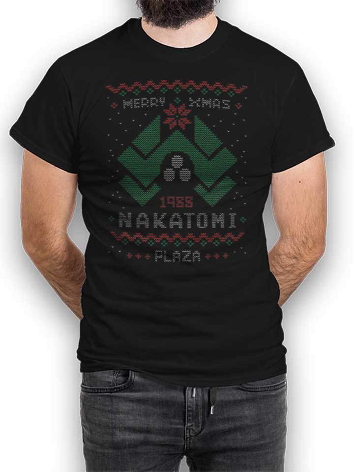 Ugly Sweater Die Hard Nakatomi T-Shirt schwarz L