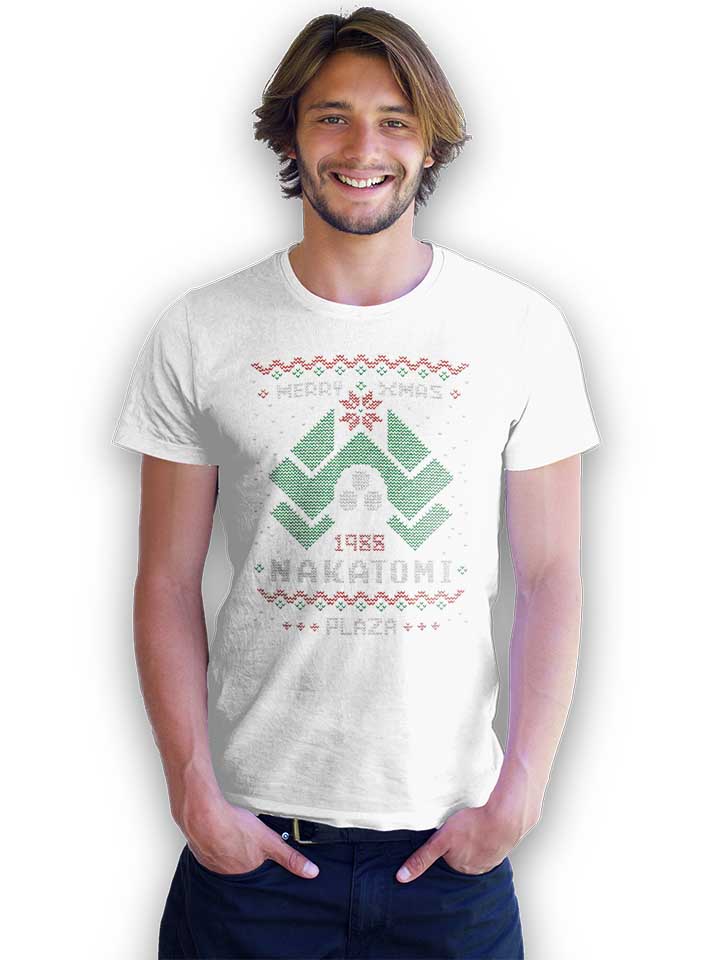 ugly-sweater-die-hard-nakatomi-t-shirt weiss 2