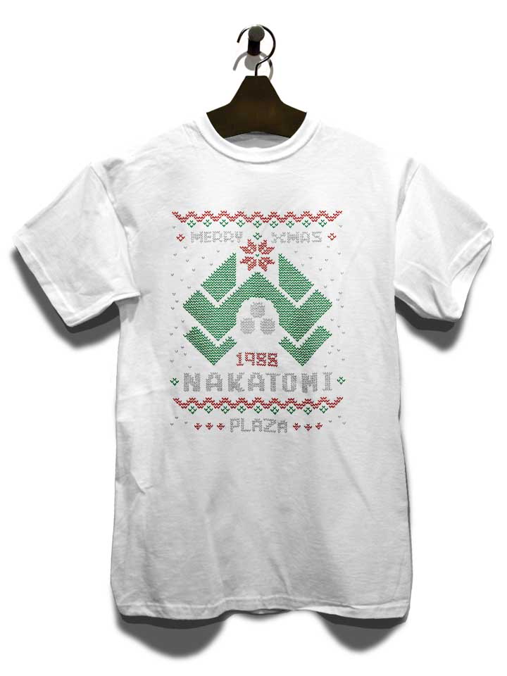 ugly-sweater-die-hard-nakatomi-t-shirt weiss 3
