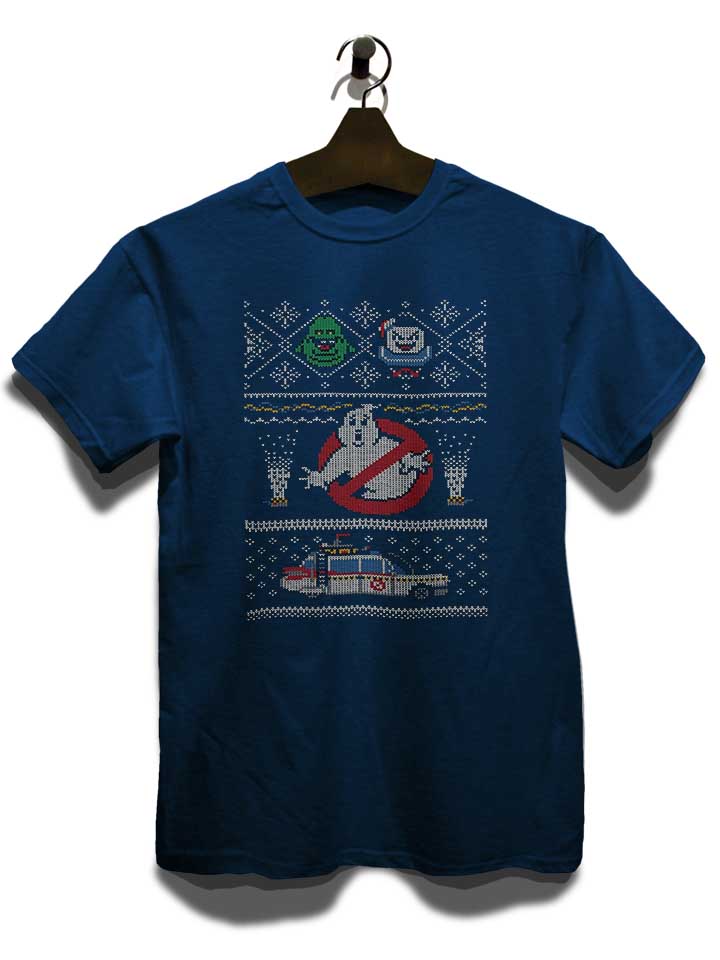 ugly-sweater-ghostbusters-02-t-shirt dunkelblau 3