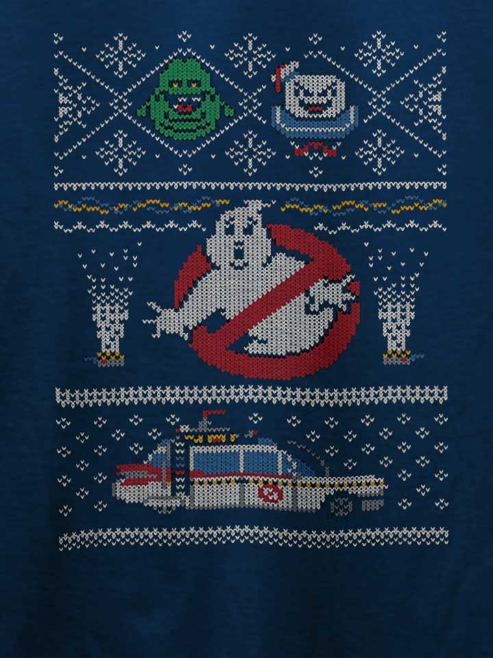 ugly-sweater-ghostbusters-02-t-shirt dunkelblau 4
