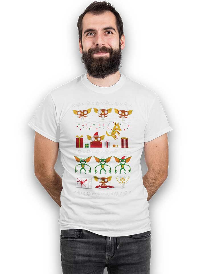 ugly-sweater-gizmo-t-shirt weiss 2