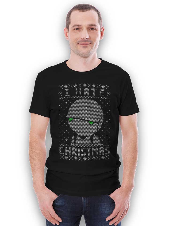 ugly-sweater-i-hate-christmas-t-shirt schwarz 2