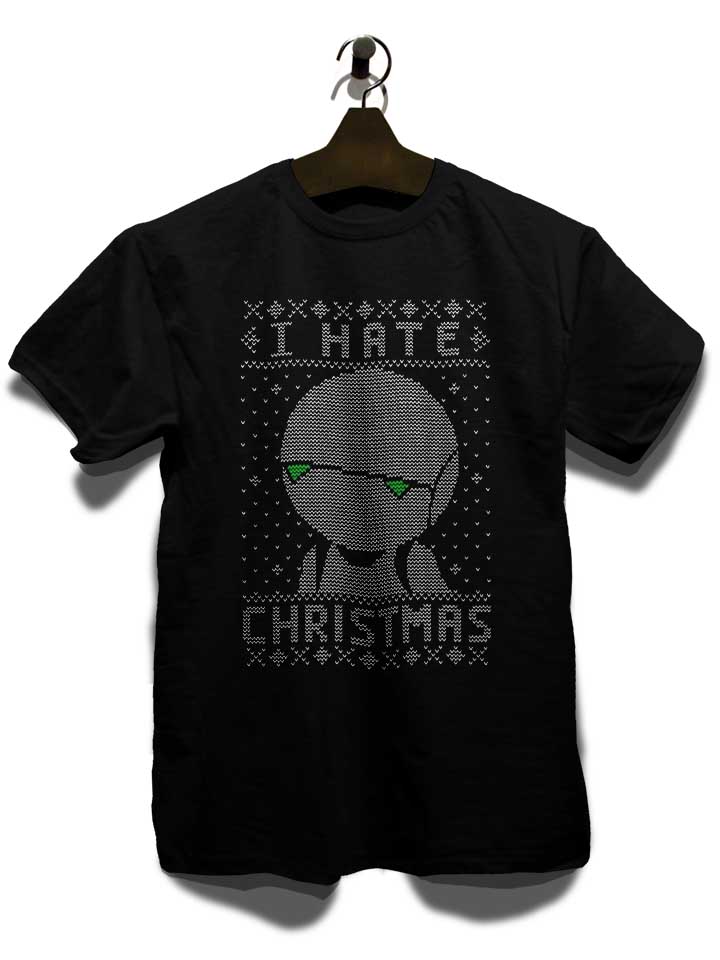 ugly-sweater-i-hate-christmas-t-shirt schwarz 3