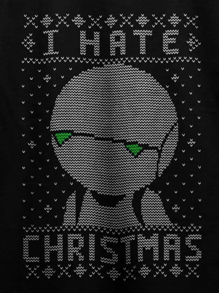 ugly-sweater-i-hate-christmas-t-shirt schwarz 4