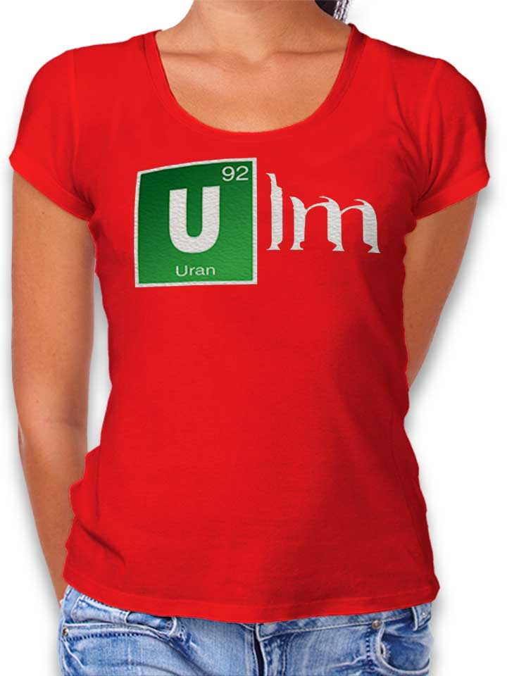 Ulm Damen T-Shirt rot L