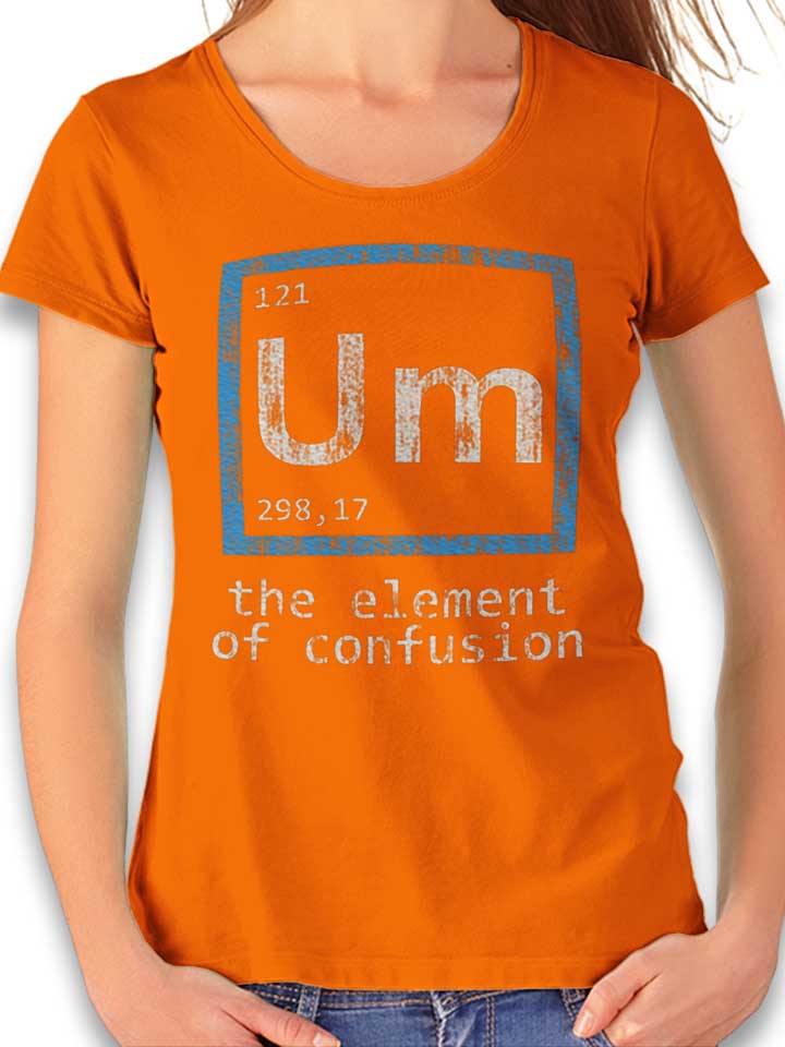 um-science-damen-t-shirt orange 1