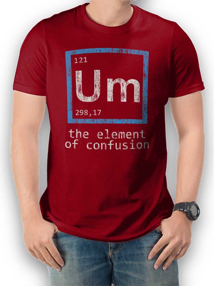 um-science-t-shirt bordeaux 1