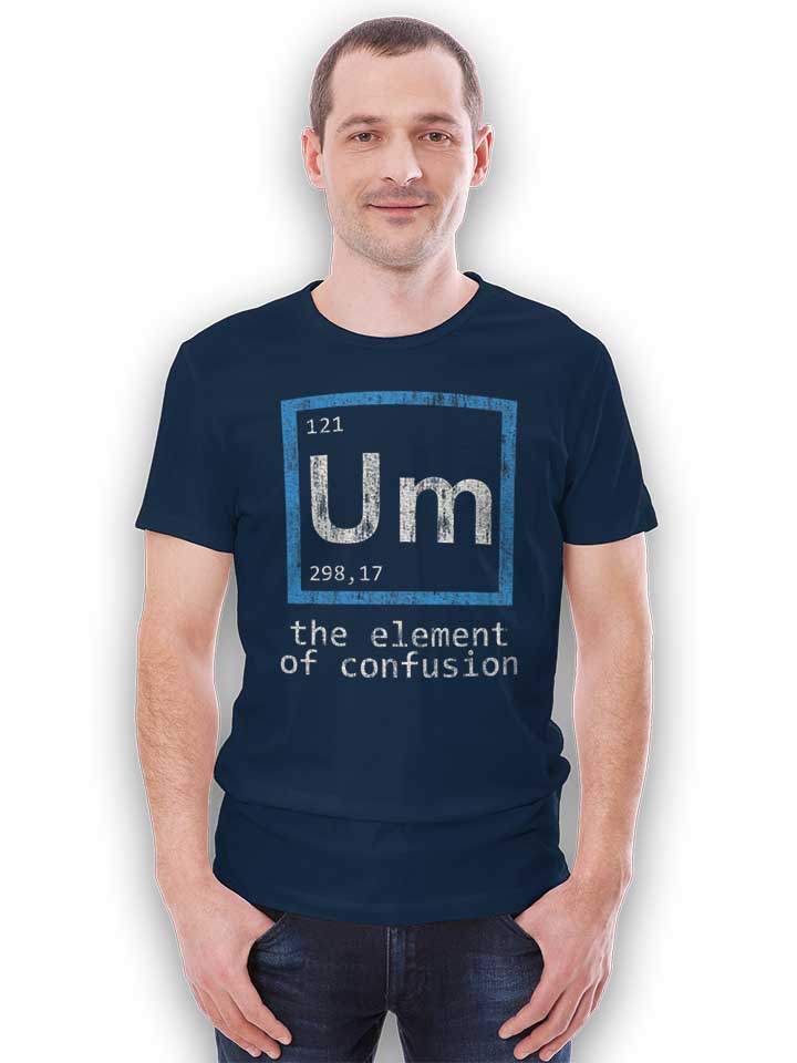 um-science-t-shirt dunkelblau 2