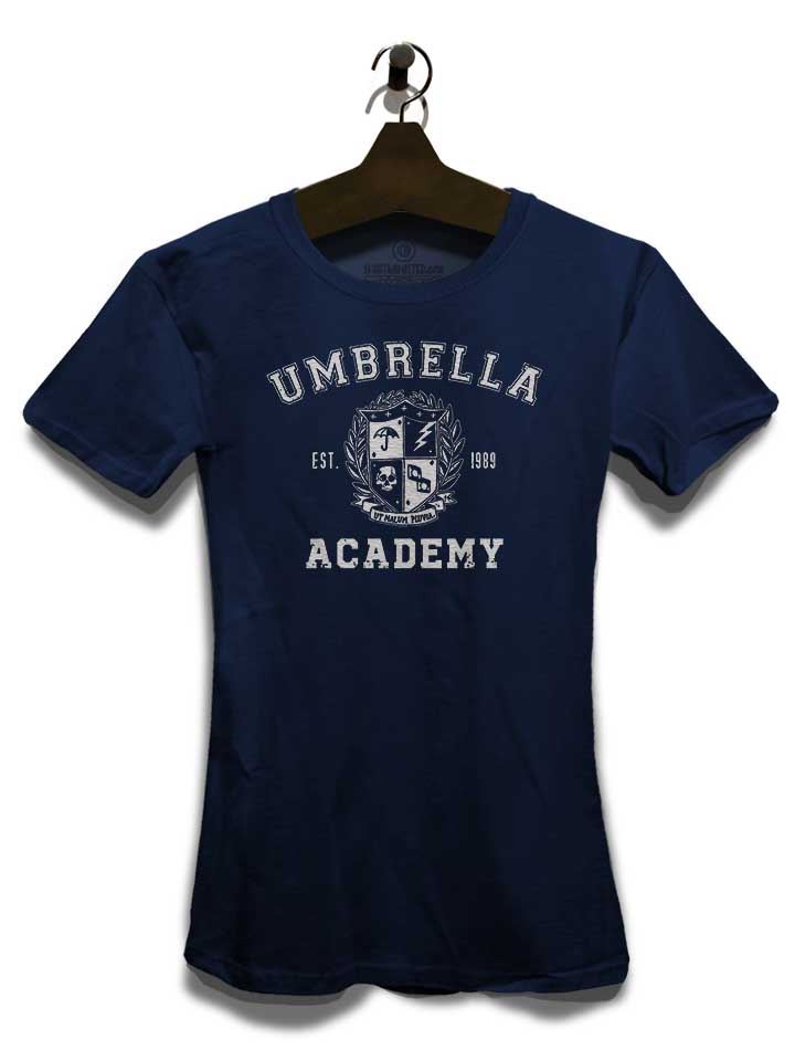 umbrella-academy-damen-t-shirt dunkelblau 3