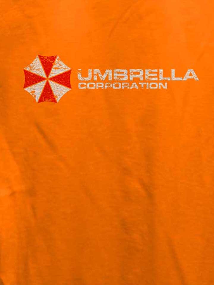 umbrella-corporation-vintage-damen-t-shirt orange 4