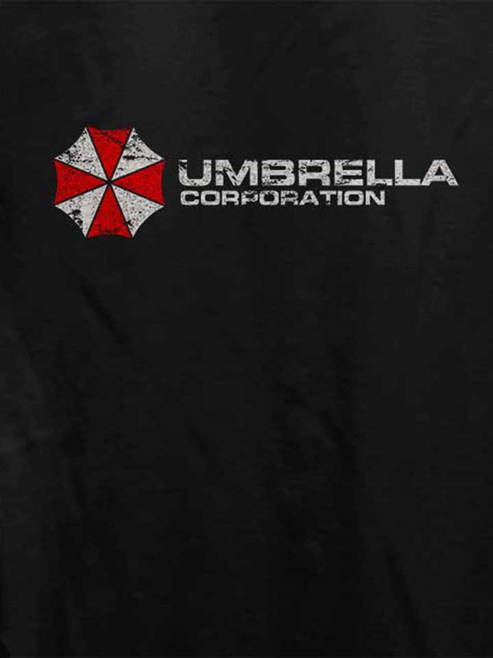 umbrella-corporation-vintage-damen-t-shirt schwarz 4