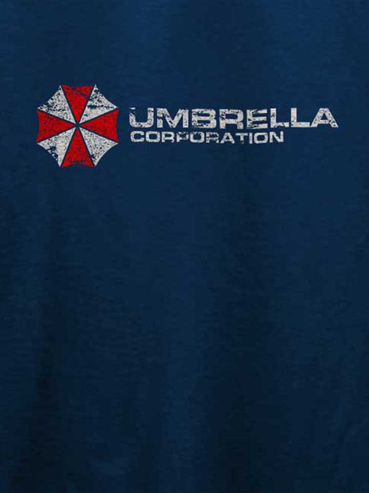 umbrella-corporation-vintage-t-shirt dunkelblau 4