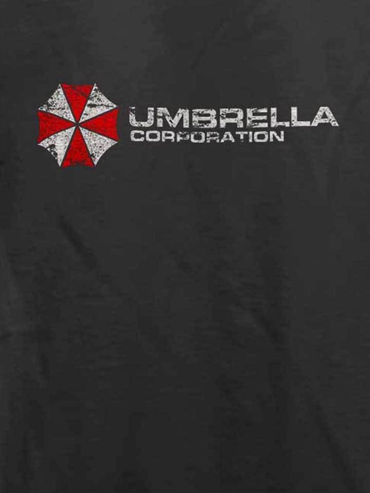 umbrella-corporation-vintage-t-shirt dunkelgrau 4