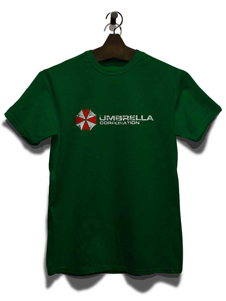 umbrella-corporation-vintage-t-shirt dunkelgruen 3