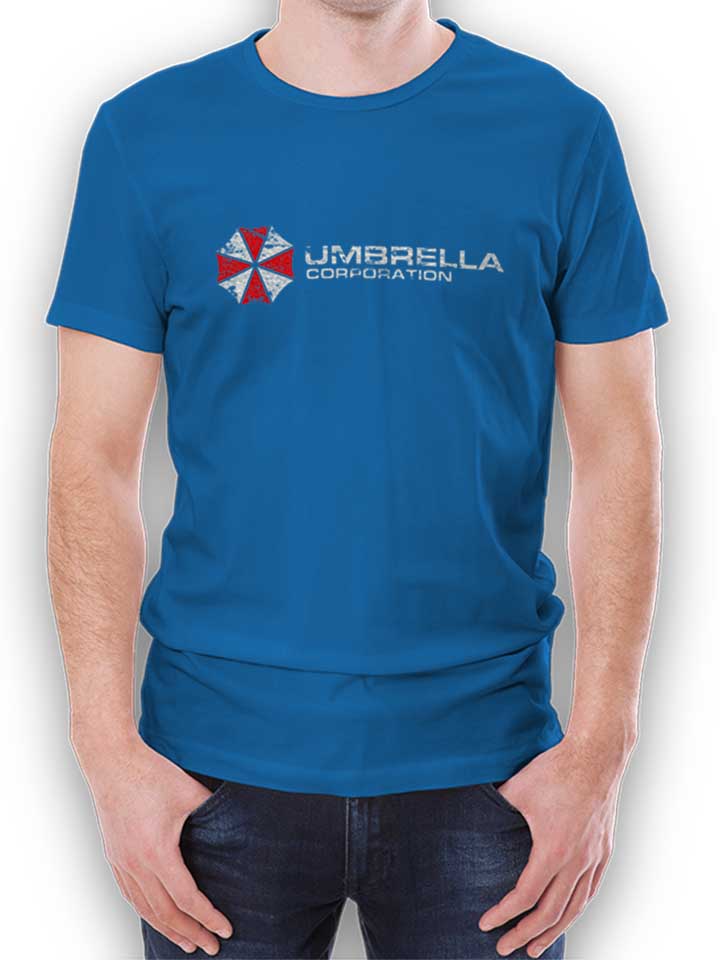 Umbrella Corporation Vintage T-Shirt bleu-roi L