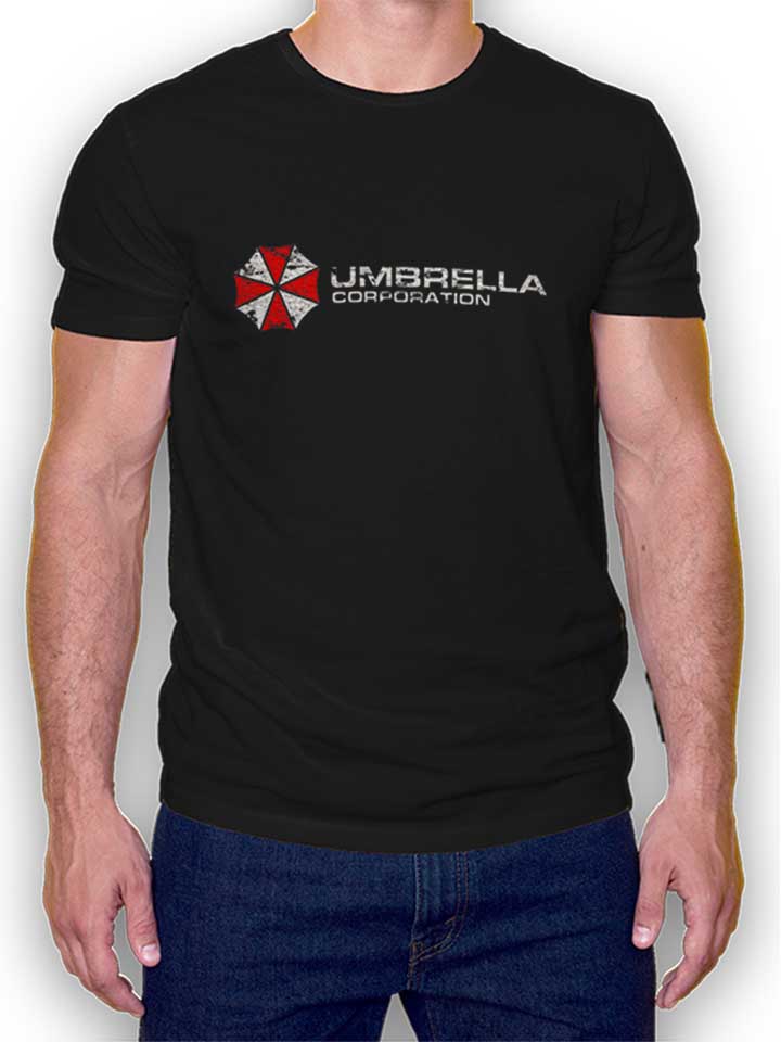 Umbrella Corporation Vintage T-Shirt schwarz L