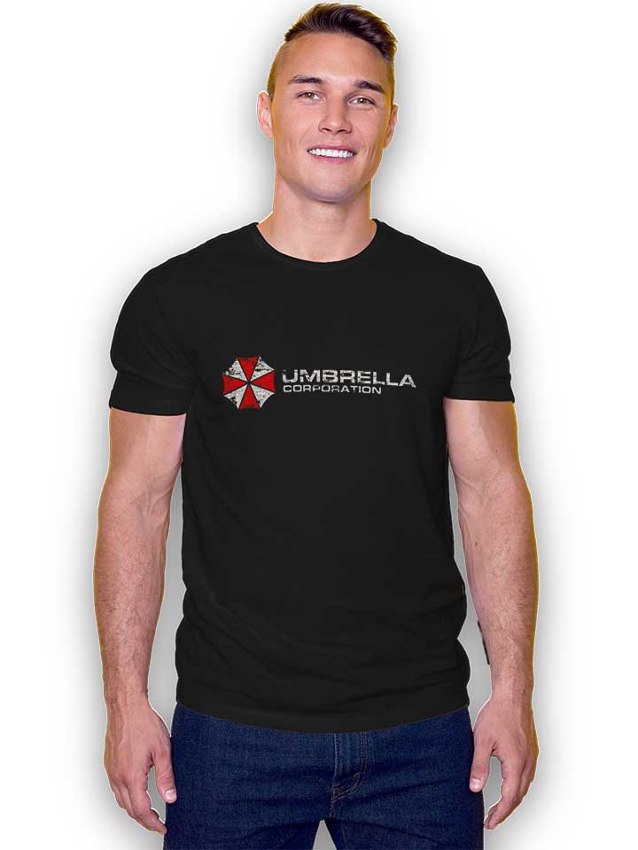 umbrella-corporation-vintage-t-shirt schwarz 2