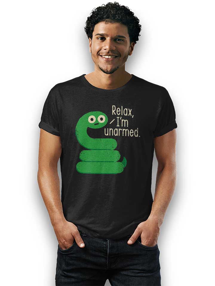 unarmed-snake-t-shirt schwarz 2