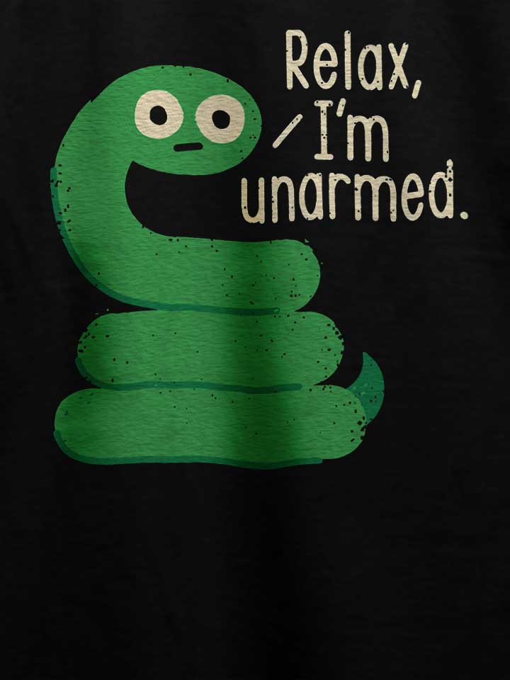 unarmed-snake-t-shirt schwarz 4