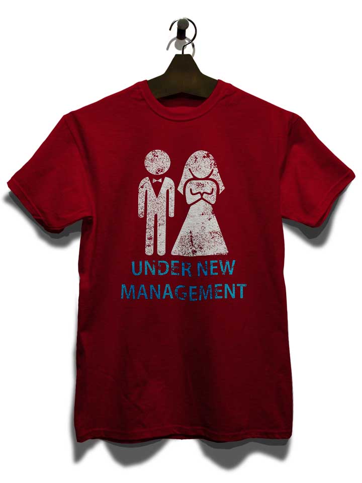 under-new-management-vintage-t-shirt bordeaux 3
