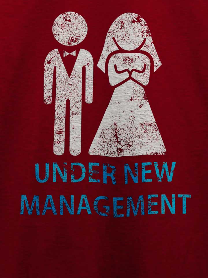 under-new-management-vintage-t-shirt bordeaux 4