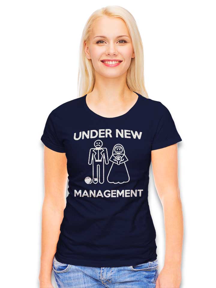 under-new-management-damen-t-shirt dunkelblau 2