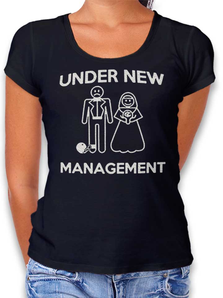 Under New Management T-Shirt Donna nero L