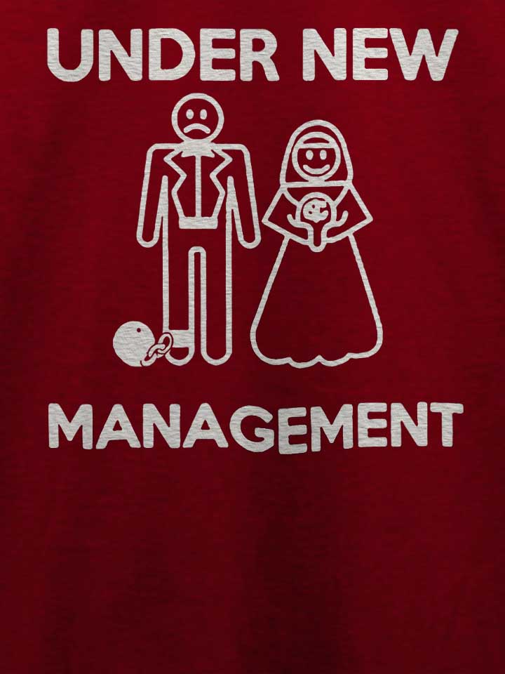 under-new-management-t-shirt bordeaux 4