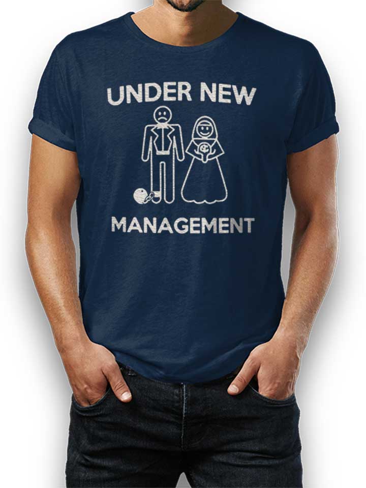 under-new-management-t-shirt dunkelblau 1