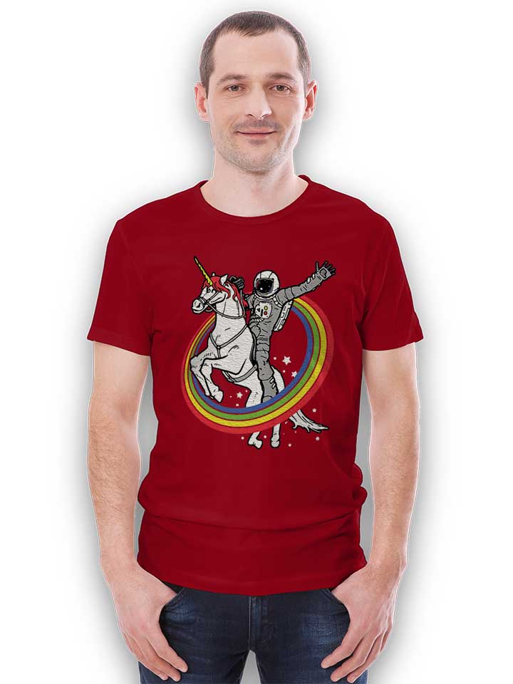 unicorn-astronaut-t-shirt bordeaux 2