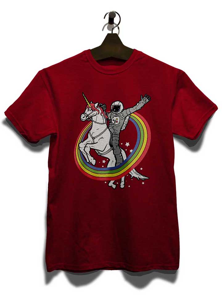 unicorn-astronaut-t-shirt bordeaux 3