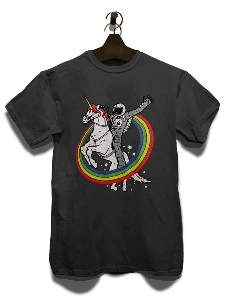 unicorn-astronaut-t-shirt dunkelgrau 3