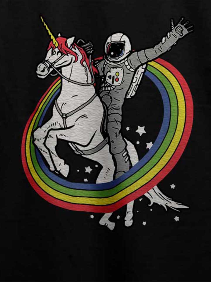 unicorn-astronaut-t-shirt schwarz 4