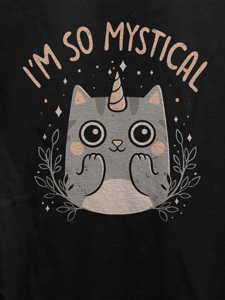 unicorn-cat-damen-t-shirt schwarz 4