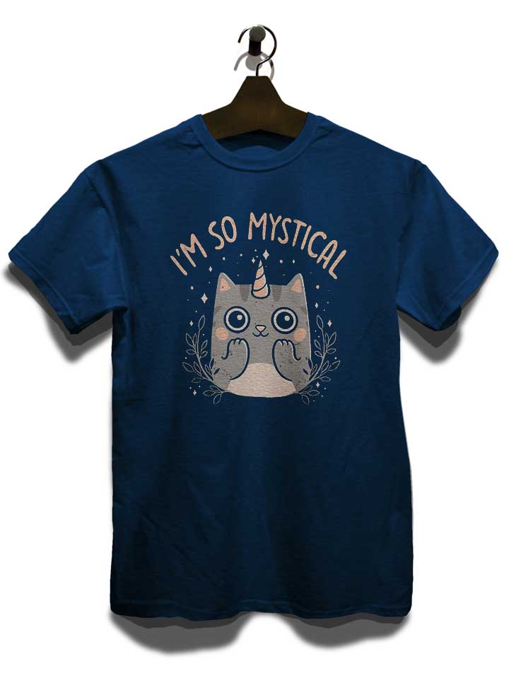 unicorn-cat-t-shirt dunkelblau 3