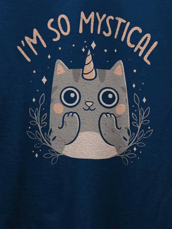unicorn-cat-t-shirt dunkelblau 4