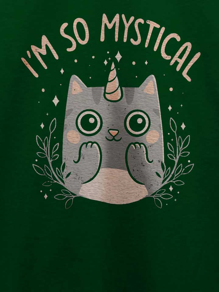 unicorn-cat-t-shirt dunkelgruen 4